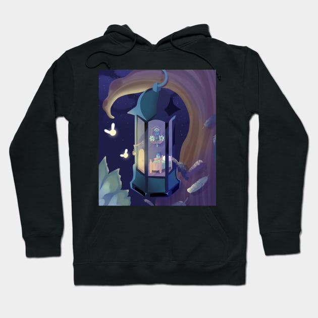 Lantern House <3 Hoodie by Breadwithbutter 